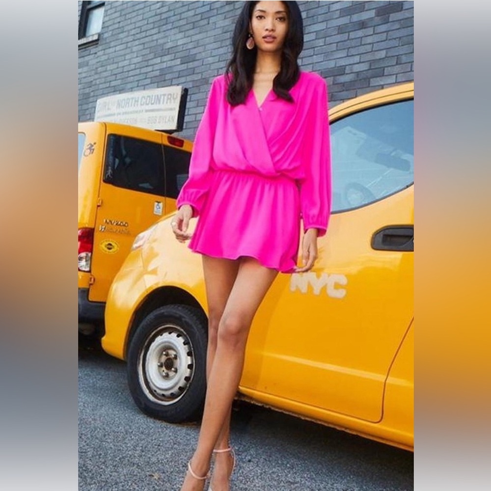 Amanda Uprichard Pink Mini Dress